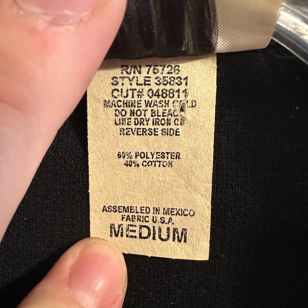 Vintage Teddi Embroidered Zebra Jacket | Black Ribbed Gold Silver | Sz Medium - Picture 6 of 8